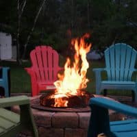 Outdoor Fire Pits in Backyard