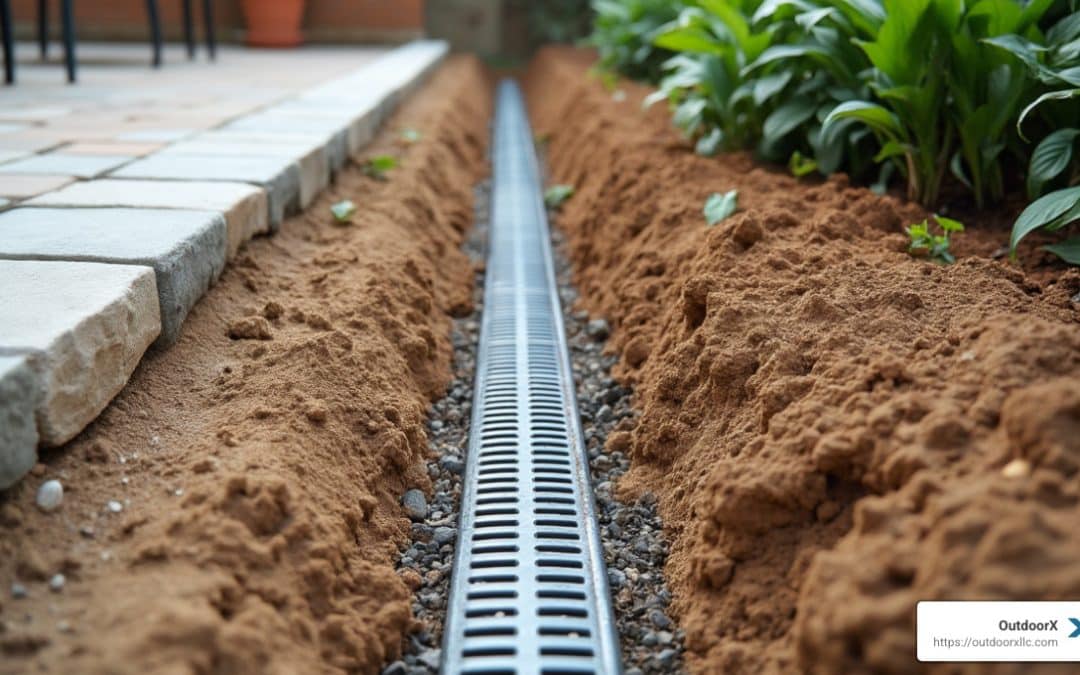 Patio Perfection: Installing a French Drain to Prevent Water Woes