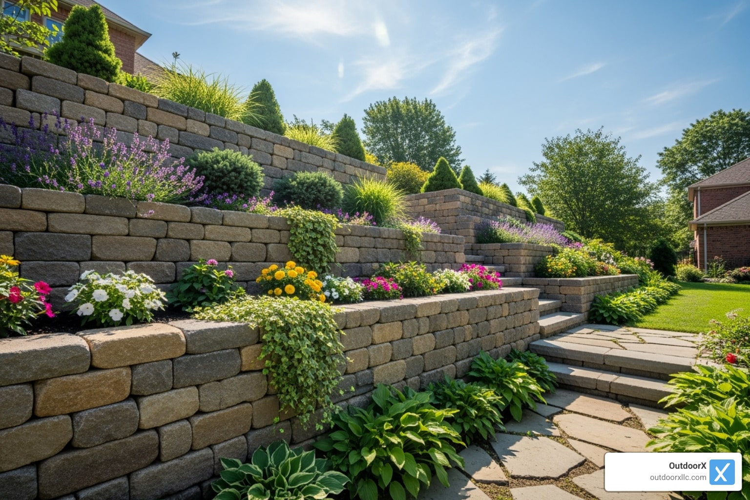 Retaining Wall Landscaping Near Me: Beautify Your Space Retaining Wall Landscaping Near Me: Beautify Your Space
