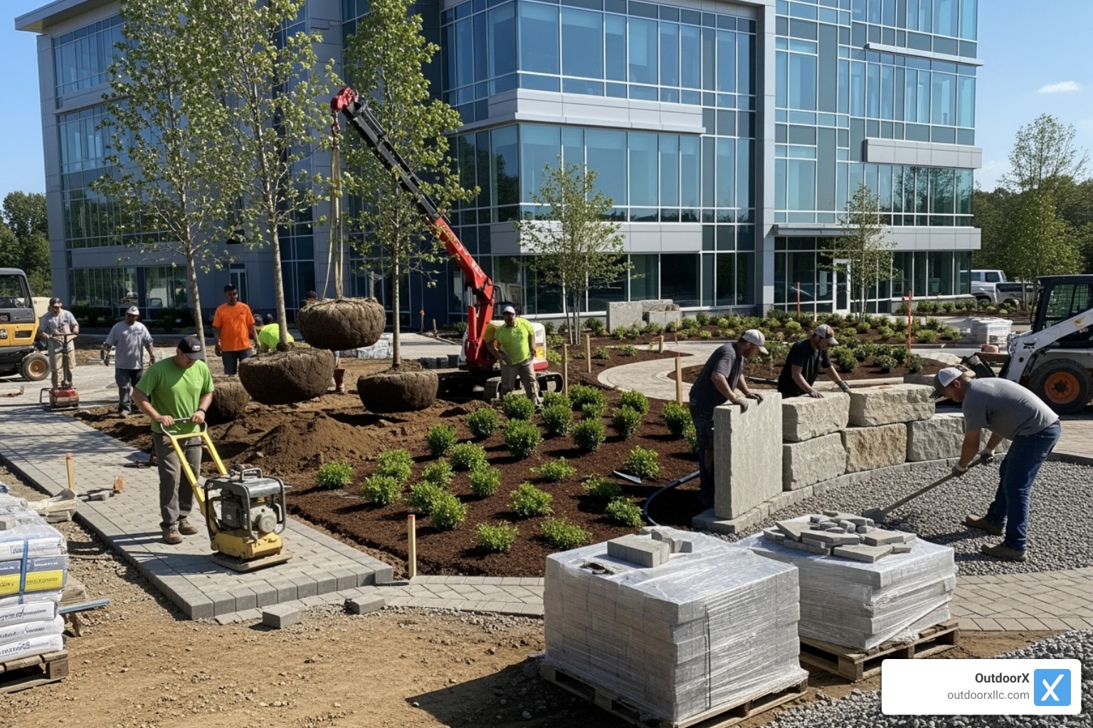 The Blueprint to Commercial Landscape Construction