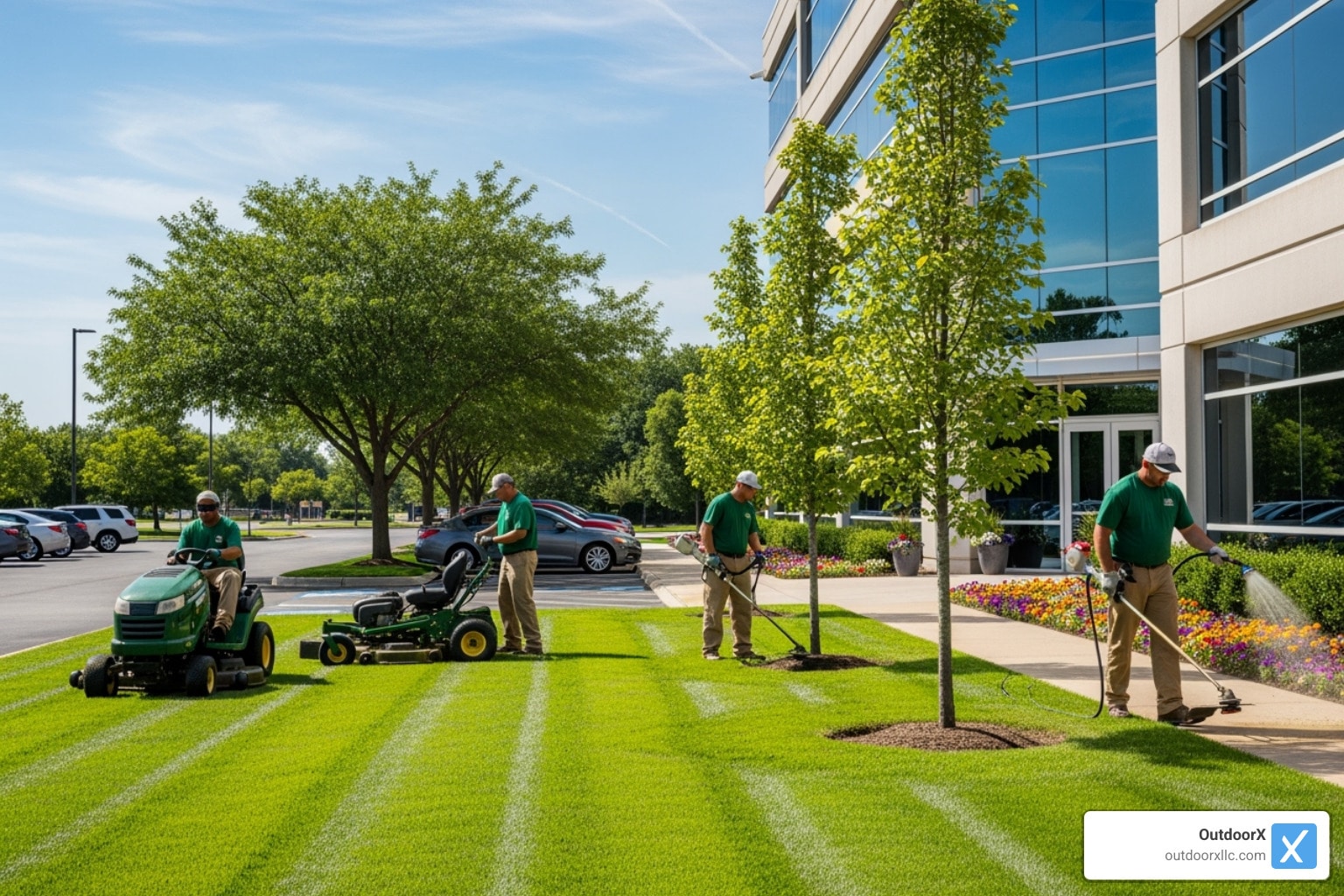 Elevate Your Business with Comprehensive Commercial Outdoor Services