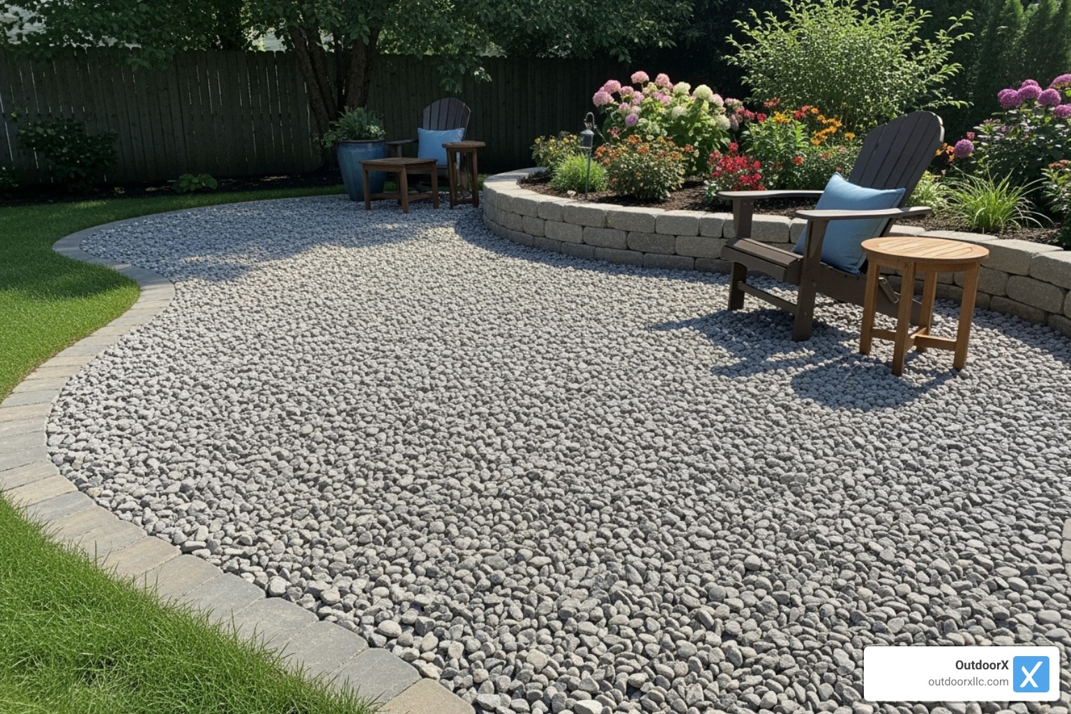 Stone by Stone: Crafting a Crushed Stone Patio